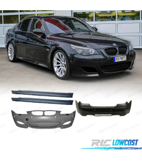 KIT CARROÇARIA BMW E60 07-10 LOOK M5 + TALONERAS PDC