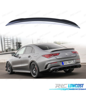 AILERON SPOILER MERCEDES CLA W118 20-24 AMG PRETO BRILHANTE