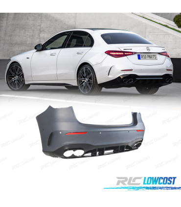 PARA-CHOQUES TRASEIRO MERCEDES CLASE A W177 19-24 LOOK AMG A45