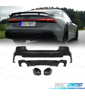 PARACHOQUE TRASEIRO AUDI A7 A7L 19-23 LOOK RS7 ABT