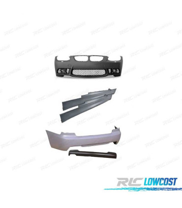 KIT CARROÇARIA BMW E92 06-10 LOOK M3 SEM PDC COM LAVAFARÓIS