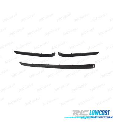 FRISOS PARA-CHOQUES TRASEIRO BMW SERIE 3 E46 SEDAN 98-01 PRETO MATE