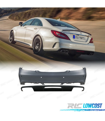 PÁRA-CHOQUES TRASEIRO MERCEDES CLASE CLS W218 15-17 LOOK AMG PDC