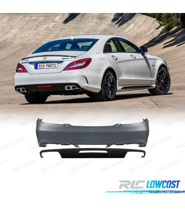PÁRA-CHOQUES TRASEIRO MERCEDES CLASE CLS W218 15-17 LOOK AMG