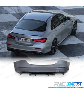 PÁRA-CHOQUES TRASEIRO MERCEDES W213 21-24 LOOK AMG E63S + DIFUSOR