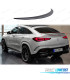 AILERON LIP SPOILER TRASEIRO MERCEDES GLE C167 COUPE 19-23 LOOK AMG PRETO BRILHANTE
