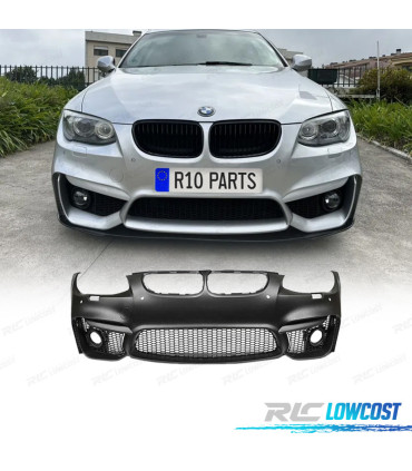 PARA-CHOQUES FRONTAL BMW E92 E93 06-10 LOOK M4 PDC GRELHAS NEVOEIRO