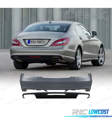 PARA-CHOQUES TRASEIRO MERCEDES CLASE CLS W218 11-14 LOOK AMG