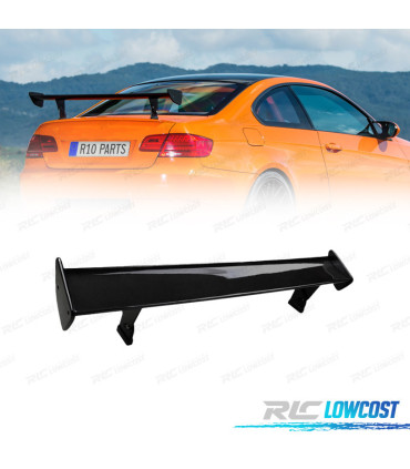 AILERON SPOILER BMW E46 SEDAN 98-01 LOOK GTS PRETO BRILHANTE