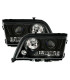 FARÓIS FRONTAIS PARA MERCEDES CLASSE C W202. 93-00 FUNDO PRETO