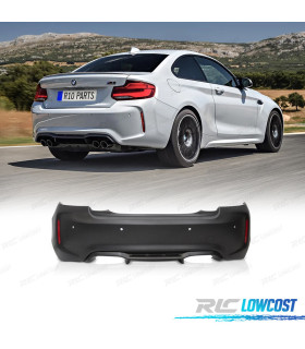 PARA-CHOQUES TRASEIRO BMW F22 F23 LOOK M2C 13-17 PDC