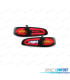 FAROLINS TRASEIROS LED LIGHTBAR SEAT IBIZA 6L 02-08 CARDNA FUNDO PRETO