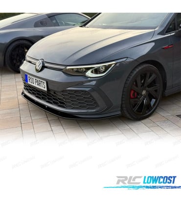 SPOILER LIP FRONTAL VOLKSWAGEN VW GOLF 8 20- PRETO BRILHANTE