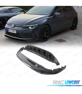 SPOILER LIP FRONTAL VOLKSWAGEN VW GOLF 8 20- PRETO BRILHANTE