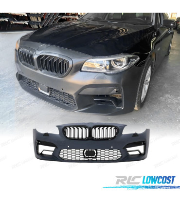 PARA-CHOQUES FRONTAL BMW F10 F11 F18 10-16 LOOK G30 M5 PDC + GRELHAS