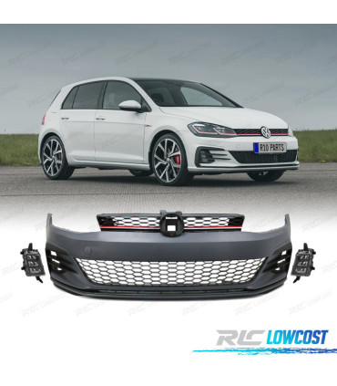 PÁRA-CHOQUES FRONTAL VOLKSWAGEN VW GOLF 7.5 17-20 LOOK GTI + NEVOEIROS