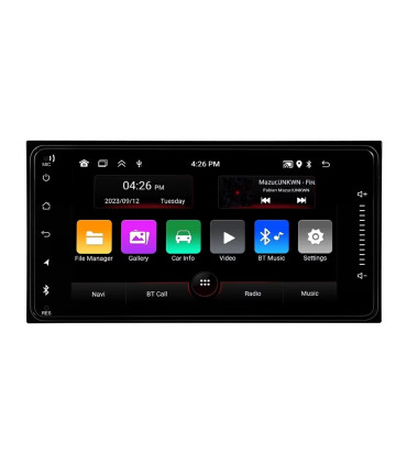 RÁDIO GPS ANDROID 10 PARA TOYOTA MULTIMÉDIA