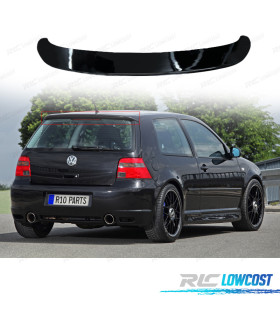 SPOILER AILERON VOLKSWAGEN VW GOLF 4 97-03 ASPECTO R32 PRETO BRILHANTE