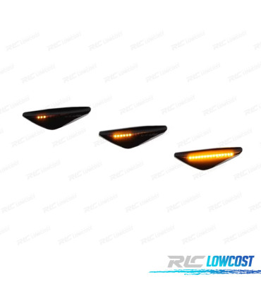 PISCAS LATERAIS LED BMW E46 COUPE 03-06 PRETOS