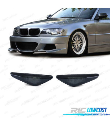 PISCAS LATERAIS LED BMW E46 COUPE 03-06 PRETOS