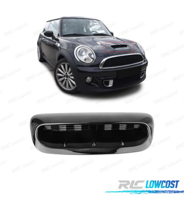 ENTRADA DE AR MINI COOPER R56 R57 06-10 PRETO BRILHANTE