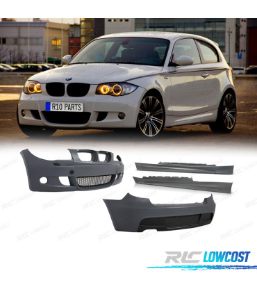 KIT CARROÇARIA BMW E81 04-11 LOOK M SEM PDC