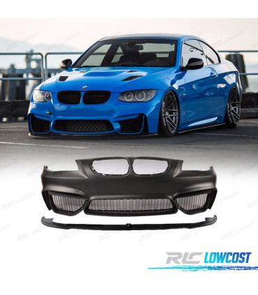 PARA-CHOQUES FRONTAL BMW E92 LCI 10-14 LOOK M4 + SPOILER LIP