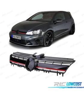 GRELHA FRONTALVW GOLF 7 12-17 LOOK R PRETO VERMELHO
