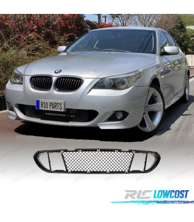 GRELHA INFERIOR CENTRAL BMW E60 E61 03-10 PARA-CHOQUES LOOK M PRETO