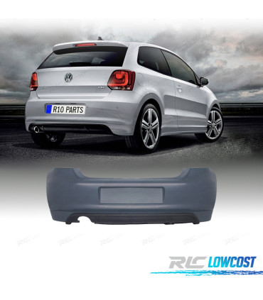 PÁRA-CHOQUES TRASEIRO VOLKSWAGEN VW POLO 6R LOOK R 09-17