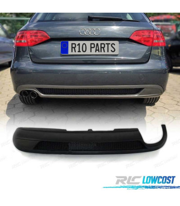 DIFUSOR TRASEIRO AUDI A4 B8 08-11 LOOK S LINE