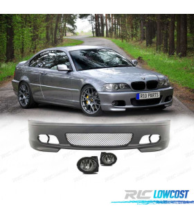 PARA-CHOQUES BMW E46 COUPE CABRIO + FAROIS NEVOEIRO LOOK M