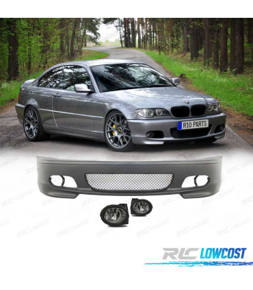PARA-CHOQUES BMW E46 COUPE CABRIO + FAROIS NEVOEIRO LOOK M