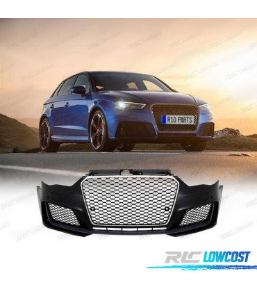 PARA-CHOQUES FRONTAL AUDI A3 8V 12-16 LOOK RS3 PDC SRA