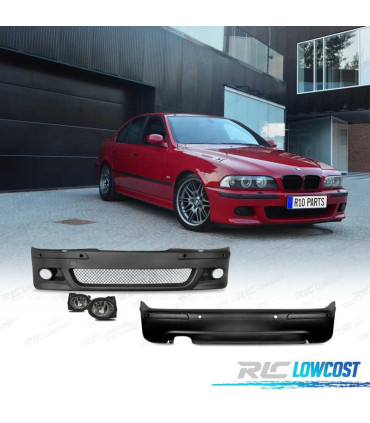 KIT PARA-CHOQUES FRONTAL + TRASEIRO BMW E39 95-03 PDC LOOK M