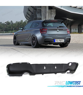 DIFUSOR TRASEIRO BMW F20 F21 11-15 LOOK M PERFORMANCE DUPLA SAÍDA