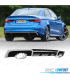 DIFUSOR AUDI A3 8V 12-16 LOOK RS3 + PONTEIRAS DE ESCAPE