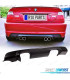 DIFUSOR PÁRA-CHOQUES TRASEIRO BMW E46 LOOK M3 CSL COUPE CABRIO SEDAN 98-05 SAIDA DUPLA
