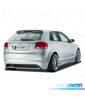 SPOILER TRASEIRO AERODINÂMICO AUDI A3 8P 3 PORTAS