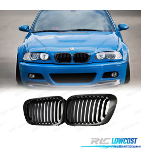 GRELHAS BMW E46 COUPE CABRIO 99-03 PRETO BRILHANTE LOOK M PERFORMANCE