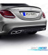 AILERON SPOILER TRASEIRO MERCEDES C W205 LOOK AMG 2014- 4P PRETO BRILHANTE