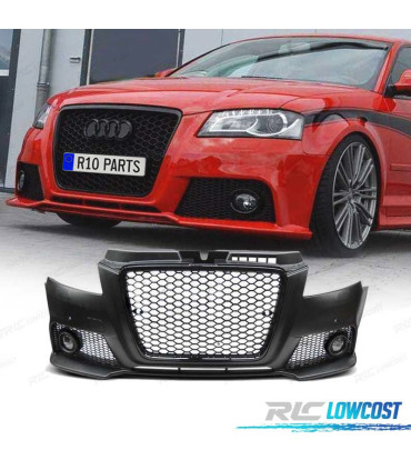 PÁRA-CHOQUE FRONTAL AUDI A3 8P 08-12 RS PRETO PDC