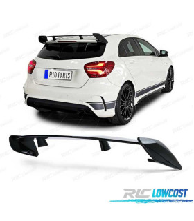 AILERÓN SPOILER MERCEDES CLASE A W176 LOOK AMG A45 PRETO BRILHANTE 12-18