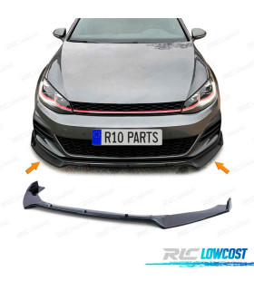 SPOILER LIP FRONTAL VOLKSWAGEN VW GOLF MK7 GTI 12-20 PRETO BRILHANTE