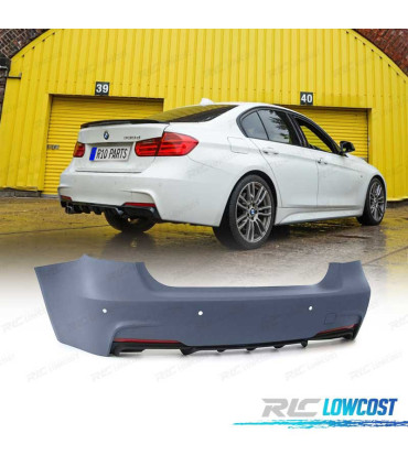 PARA-CHOQUES TRASEIRO BMW F30 SEDAN LOOK M PERFORMANCE PDC 11-