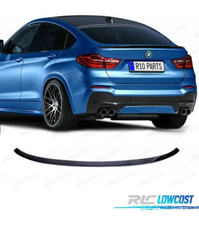 AILERON SPOILER BMW X4 F26 14-18 LOOK M PRETO BRILHANTE