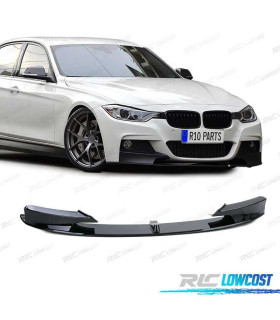 SPOILER FRONTAL BMW F30 F31 M.TECH 11-19 LOOK M PERFORMANCE PRETO BRILHO