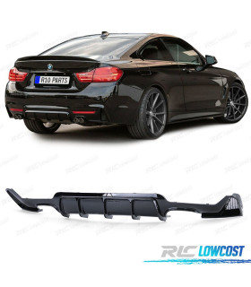 DIFUSOR BMW F32 F33 F36 13-20 LOOK M PERFORMANCE PRETO BRILHANTE