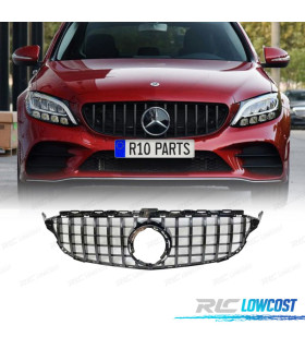 GRELHA MERCEDES CLASE C W205 14-18 LOOK AMG GT PRETO BRILHO