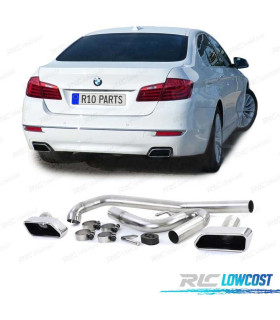 KIT PONTEIRAS DE ESCAPE DUPLA BMW F10 F11 F12 F13 LOOK M V8